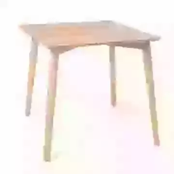 Light Wood Small Square Dining Table